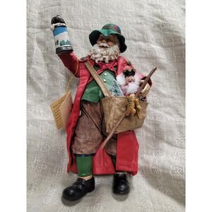 Kurt Adler Fabriche Musical Bavarian Santa Figurine Traditional German Song
